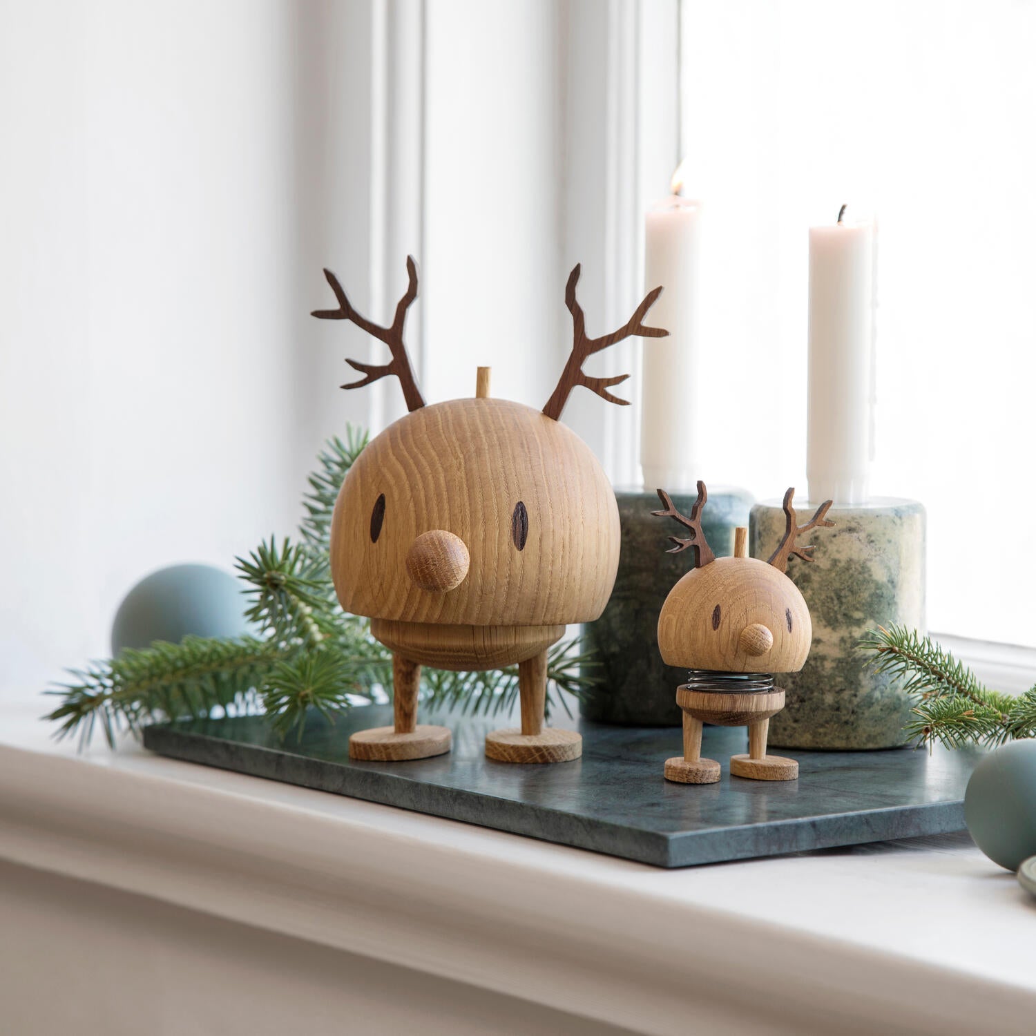 Hoptimist Bumble rensdyr, medium - Eg
